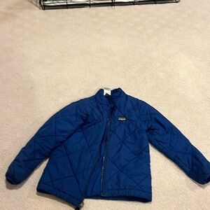 Patagonia blue zip up jacket size 8 boys